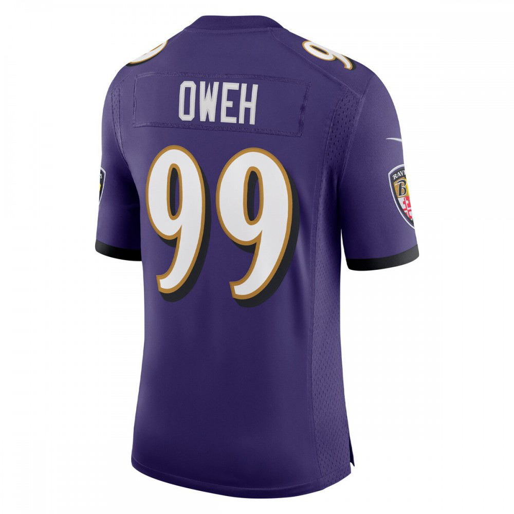Odafe Oweh Baltimore Ravens Nike Vapor Limited Jersey - Purple-Profan Arena